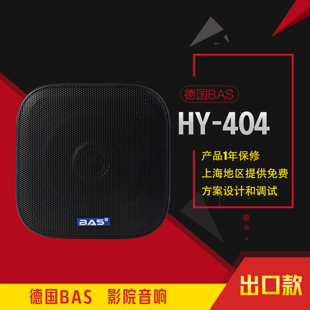 德国BAS KTV音箱 会议喇叭 舞台音响 背景音乐 壁挂喇叭 HY-404