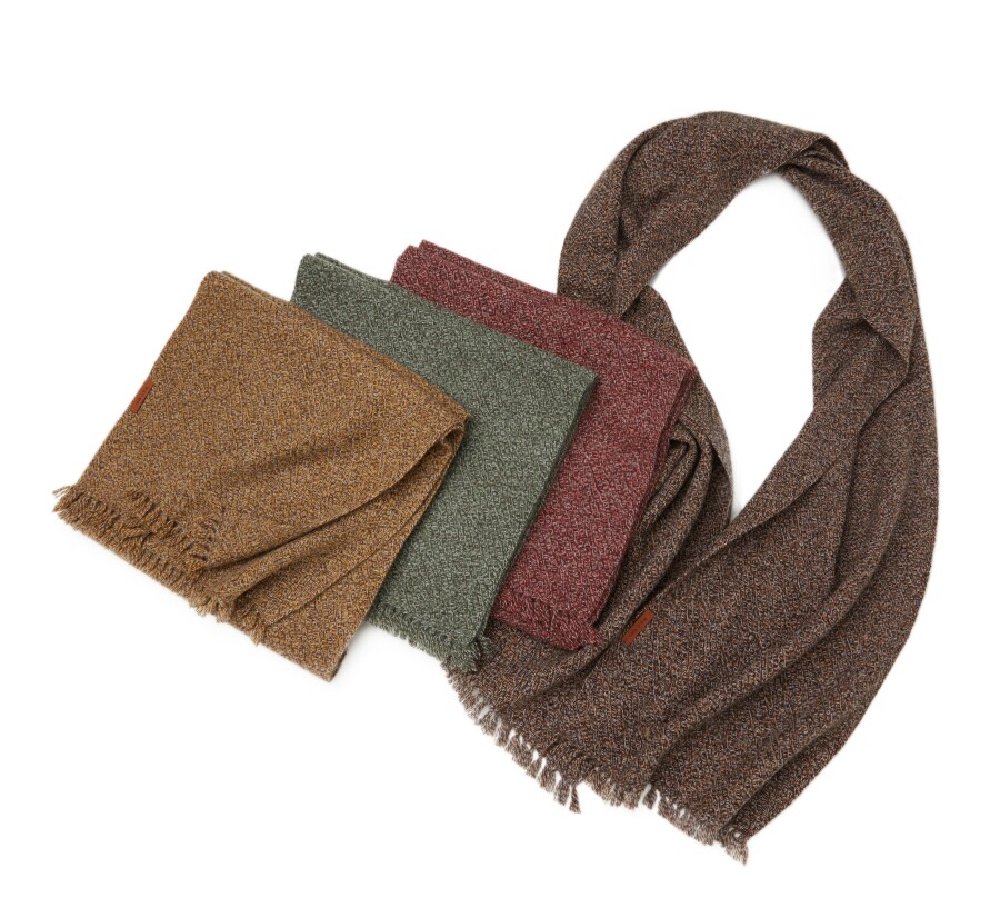 秋冬季编织欧美女羊绒围巾长款