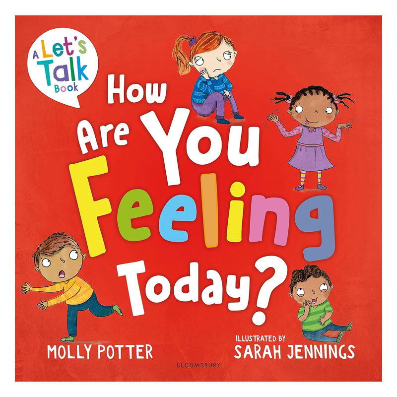 英文原版 A Let’s Talk picture book: How Are You Feeling Today? 你今天感觉怎么样? 帮助孩子了解行为情绪社交礼仪 行为管理