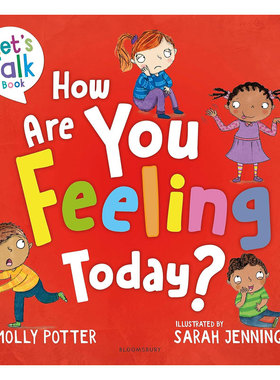 英文原版 A Let’s Talk picture book: How Are You Feeling Today? 你今天感觉怎么样？ 帮助孩子了解行为情绪社交礼仪 行为管理