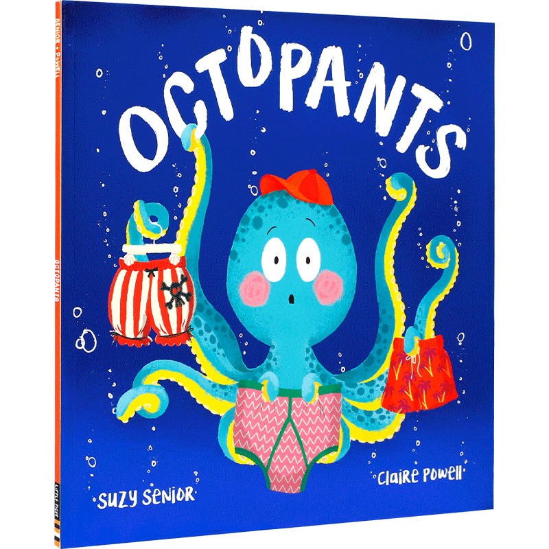 预售英文原版 Octopants 章鱼先生买裤子 亲子睡前读物趣味故事 2-6岁儿童宝宝价值观培养品格教育绘本 Little Tiger Press平装