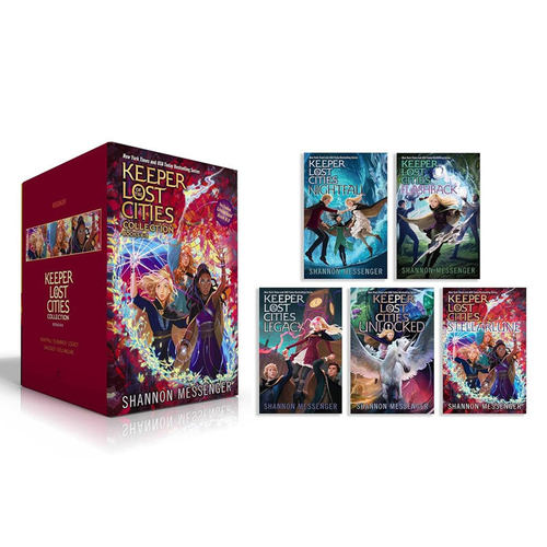 预售英文原版失落城市的守护者6-9Keeper of the Lost Cities Collection Books 6-9 (Boxed Set) 5册盒装心灵感应女孩