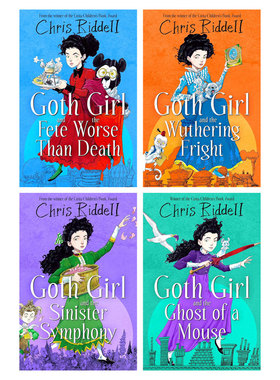 英文原版哥特女孩系列4本Goth Girl #1: and the Ghost of a Mouse/ Fete Worse Than Death/Wuthering Fright/Sinister Symphony