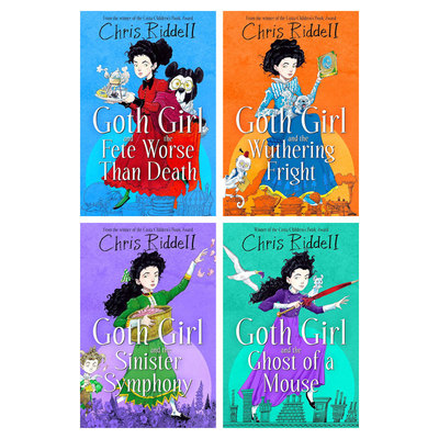 英文原版哥特女孩系列4本Goth Girl #1: and the Ghost of a Mouse/ Fete Worse Than Death/Wuthering Fright/Sinister Symphony