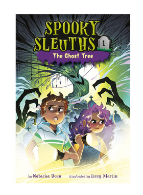 英文原版 Spooky Sleuths #1: The Ghost Tree  幽灵侦探：幽灵树 课外读物恐怖惊悚侦探故事 青少年儿童惊悚冒险故事桥梁章节书