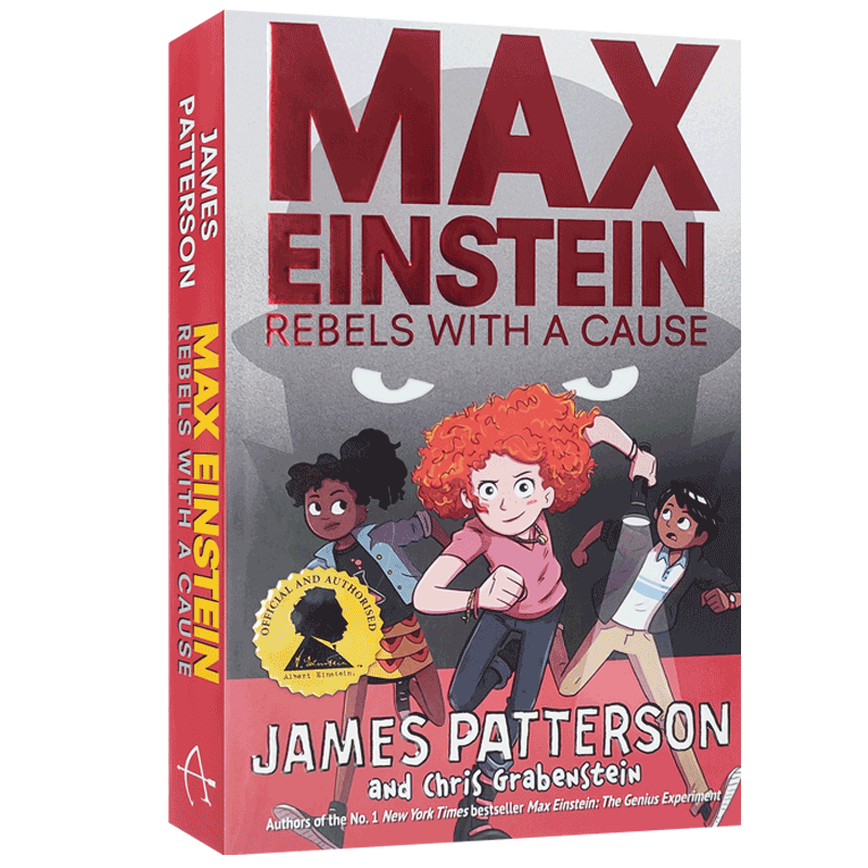 英文原版 Max Einstein #2 Rebels With A Cause 马克斯·爱因斯坦有原因的反叛 章节桥梁书平装绘本 正版进口书