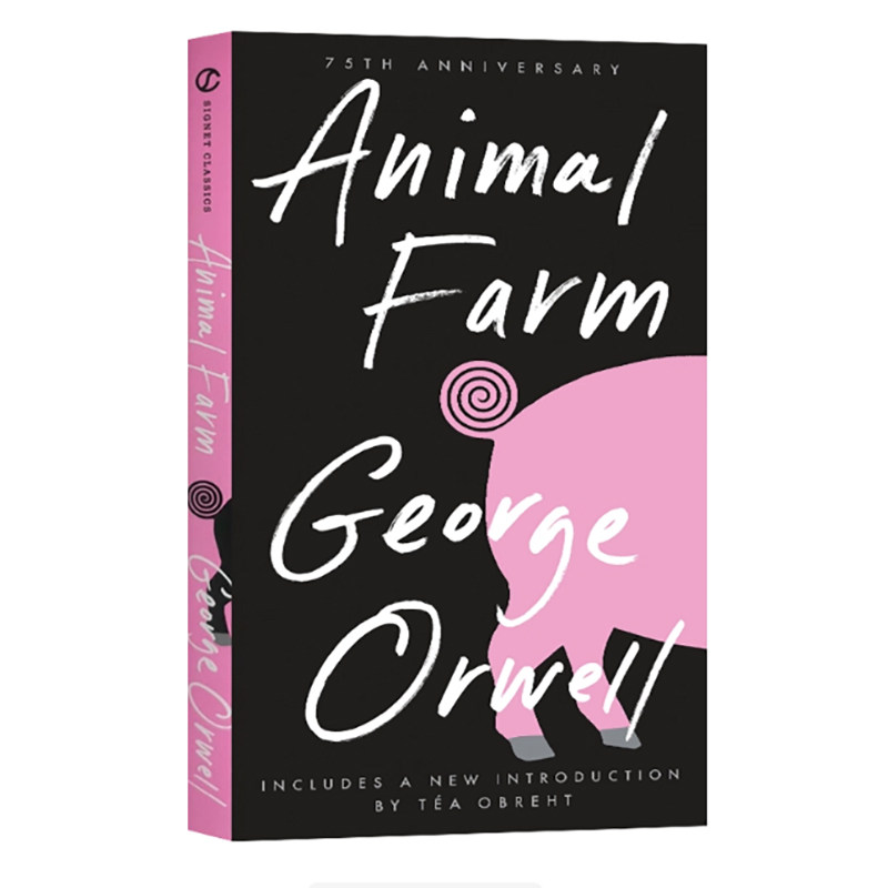 英文原版Animal Farm动物农场庄园1984 George Orwell乔治奥威尔一九八四全英文版反乌托邦题材青少年课后英语读物小说