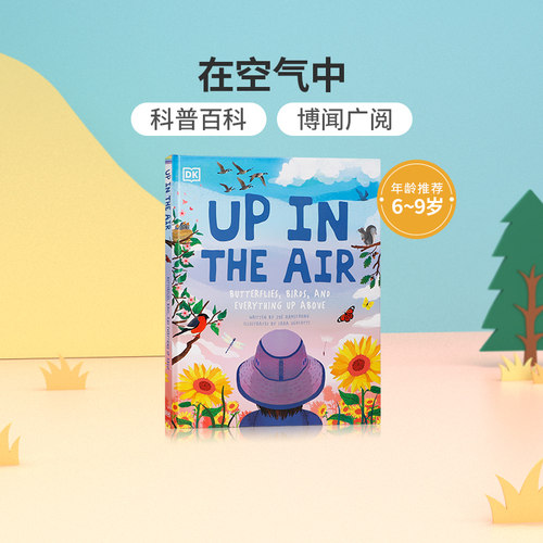 进口英文原版 Up In The Air 在空气中 DK出版6-9-14岁中小学生英语课外阅读读物 少儿科普百科英语图鉴书 精装正版