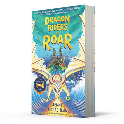 英文原版The Land of Roar #4: Dragon Riders of Roar咆哮之地4奇幻冒险小说魔法奇幻 趣味冒险 动作幻想平装小说10-14岁