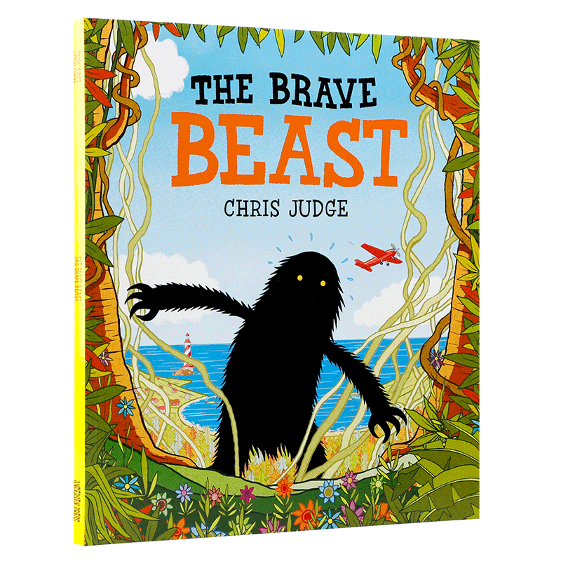 英文原版绘本 The Brave Beast勇敢的野兽 3-5岁低幼儿童英语启蒙认知绘本亲子趣味共读宝宝睡前童话寓言故事书Andersen Press出版