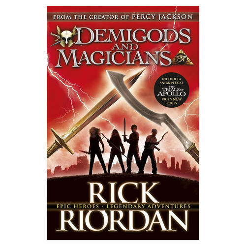 预售英文原版Percy Jackson and the Kane Chronicles: Demigods and Magicians半神人和魔术师波西杰克逊故事平装小说14岁+