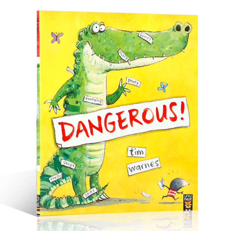 英文原版 Dangerous! 危险树林里的动物友谊故事 友谊故事动物故事幽默搞笑Tiger Tales出版图画绘本进口英语启蒙蓝思值520L