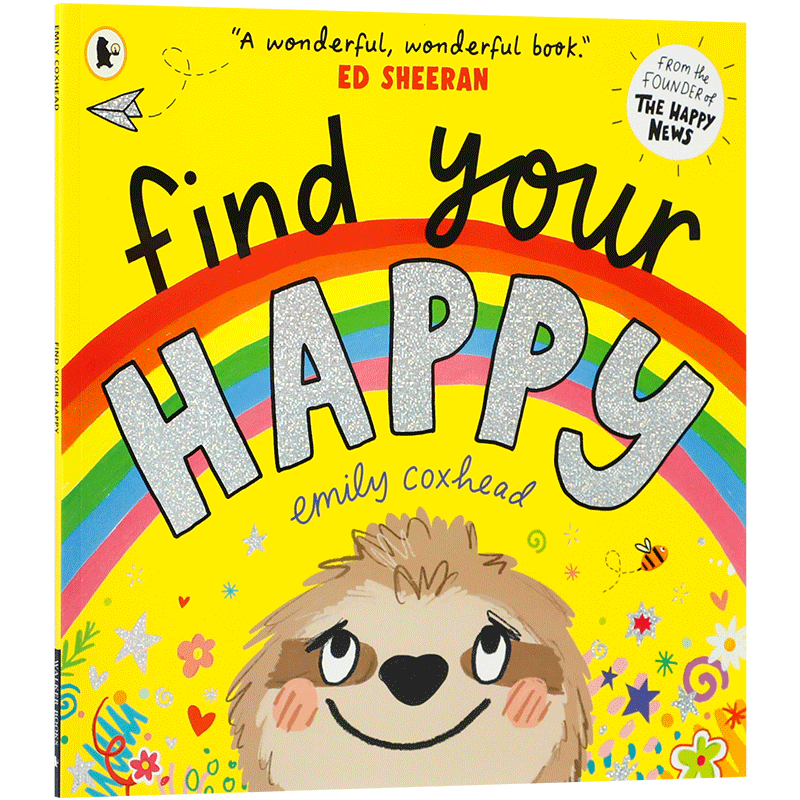 Find Your Happy 找到你的快乐 2-6岁儿童宝宝启蒙动物故事 情绪认知/情商培养 充满欢乐与想象力平装绘本