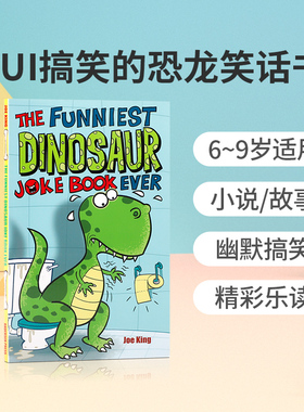 预售英文原版 Funniest Dinosaur Joke Book Ever 最搞笑的恐龙笑话书 儿童英语早教幽默趣味性阅读搞笑故事书Andersen Press出版