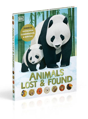 预售英文原版Animals Lost and Found失去和找回的动物灭绝、保护与生存的故事科普读物 动物物种 动物保护精装STEAM读物10-14岁