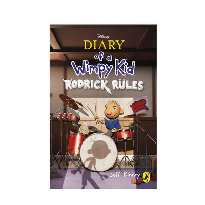 英文原版 Diary of a Wimpy Kid #2 Rodrick Rules (Special Disney+ Cover Edition)小屁孩日记2青少年儿童幽默搞笑桥梁章节书