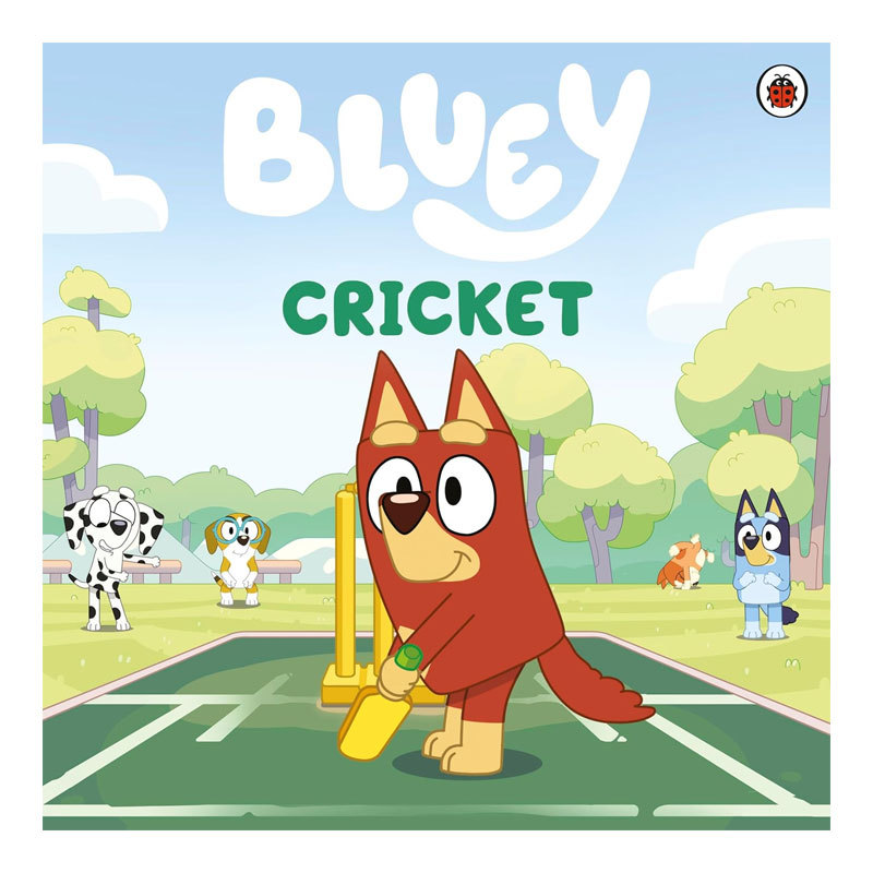英文原版 Bluey: Cricket 小蓝狗布鲁伊:板球比赛 和Bluey加入这本游戏图画书平装绘本 儿童阅读睡前故事书 4-8岁
