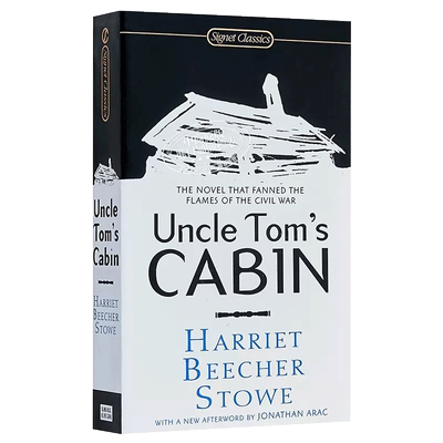 经典文学名著英文原版Uncle Tom'S Cabin汤姆叔叔的小屋完整版反奴隶制长篇小说Harriet Beecher Stowe代表作青少年儿童原著