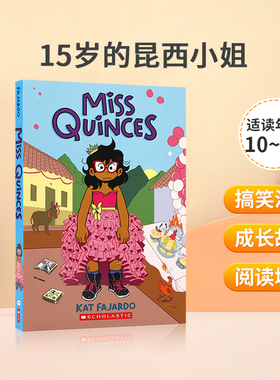 英文原版 Miss Quinces: A Graphic Novel 15岁的昆西小姐 传统与成长的故事 儿童幼儿亲子原版图书绘本