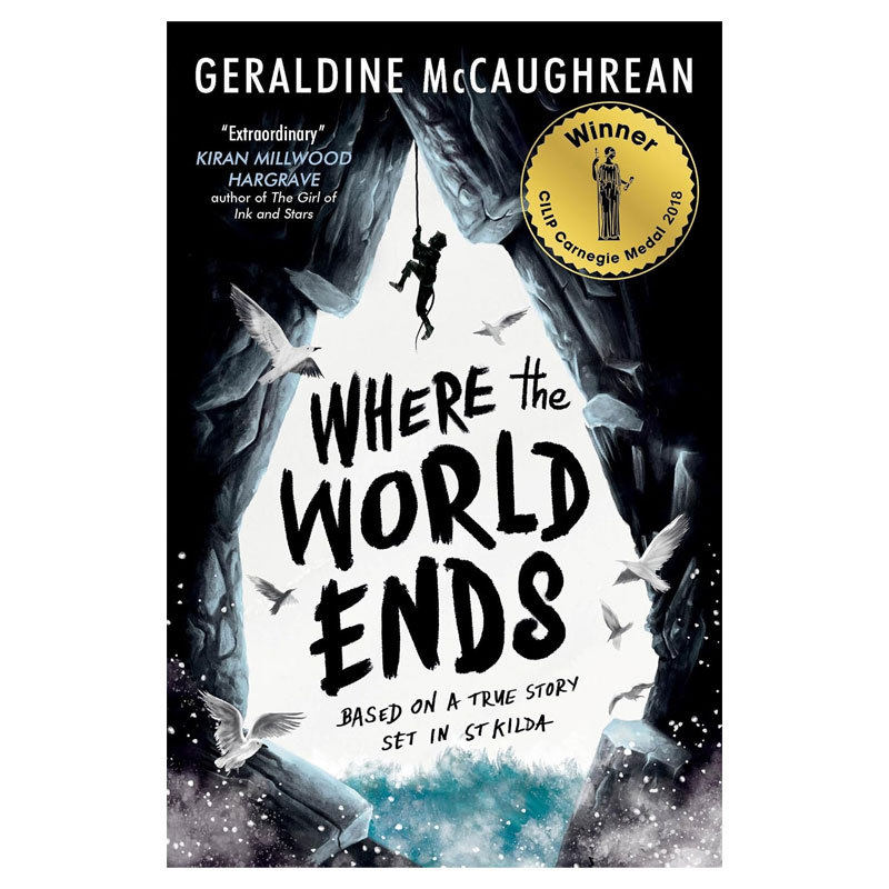 预售英文原版 2018年卡内基奖 Geraldine McCaughrean系列:Where The World Ends 世界的尽头 中小书生阅读成长小说 14岁 平装