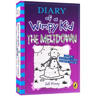 英文原版 Diary of a Wimpy Kid 13: The Meltdown小屁孩日记#13 7-12岁 儿童章节桥梁书 小鬼日记 幽默漫画故事书Jeff Kinney