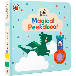 魔法躲猫猫 触摸翻翻书 Ladybird Baby Touch: Magical Peekaboo 触摸机关 翻翻机关 益智启蒙 0-2岁动物主题纸板翻翻书