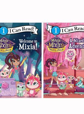 魔术混音 系列2本ICR1 Magic Mixies: A Mixed-Up Adventure/Welcome to Mixia!4-8岁儿童启蒙魔幻冒险影视改编平装分级阅读