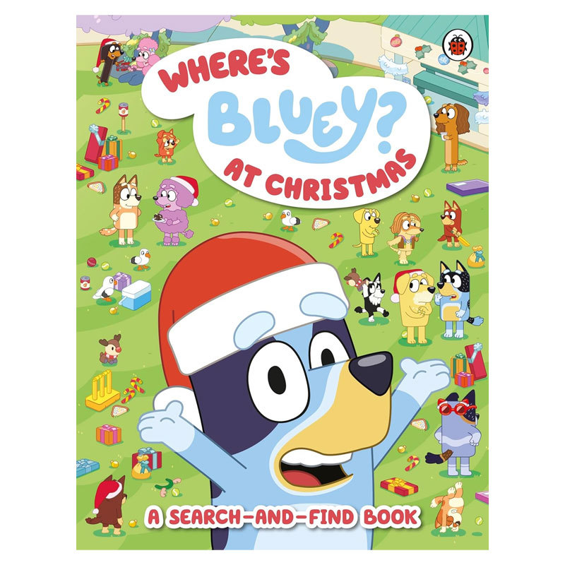 预售英文原版 Bluey: Where’s Bluey? At Christmas 布鲁伊在哪里？圣诞节 小蓝狗布鲁伊找找看互动游戏书 4-8岁