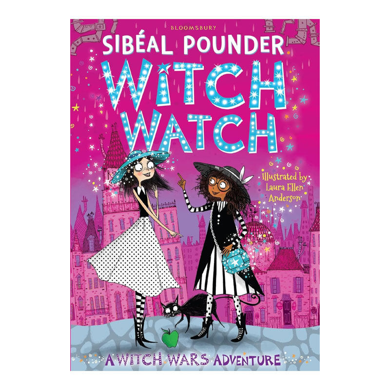 英文原版Witch Wars #3: Witch Watch女巫之战3 魔法冒险章节故事黑白插图 趣味故事 魔幻冒险桥梁/章节书 平装魔幻奇幻 8-12岁