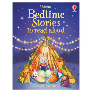 预售英文原版Bedtime Stories to read aloud睡前值得读的故事集尤斯伯恩插图故事集全彩插图 童话故事精装神话传说4-8岁