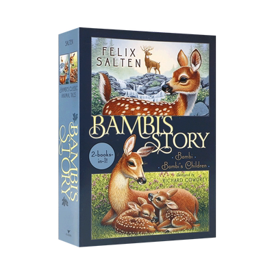 英文原版 Bambi's Story: Bambi; Bambi's Children 小鹿斑比故事：小鹿斑比的孩子们 10-14岁青少年动物主题桥梁章节书