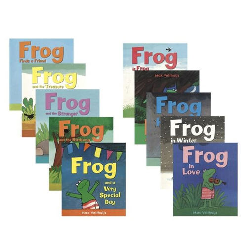 英文原版Frog Picture Book Collection青蛙弗洛格的成长故事10册青蛙先生绘本故事集睡前故事 亲子共读 情商管理平装2-6岁