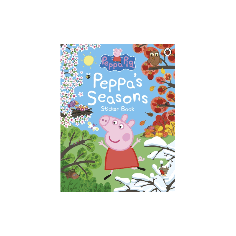 预售英文原版绘本Peppa Pig: Peppa’s Seasons  Magical Dress-Up Sticker Book小猪佩奇的神奇装扮贴纸书经典形象游戏互动2-6岁