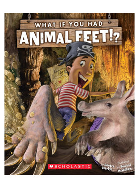 英文原版What If You Had Animal Feet? 如果你有动物的脚全彩插图趣味科普动物百科平装蓝思值650LSTEAM读物 科普百科4-8岁