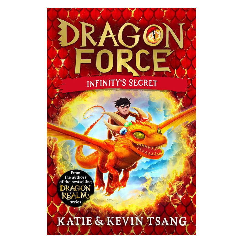 英文原版Dragon Force #1: Infinity's Secret龙之力1 无限的秘密龙骑士夏令营小说故事 魔法故事 动作冒险 平装8-12岁