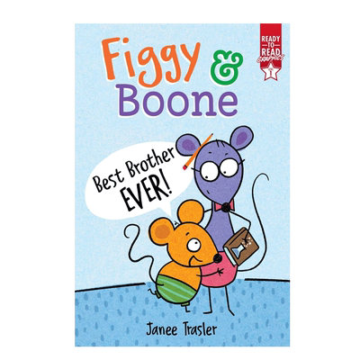 英文原版 Ready-to-Read Graphics Level 1费吉和布恩 系列2本 4-8岁儿童宝宝幽默搞笑初章桥梁漫画书培养阅读兴趣读物