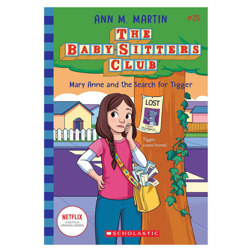 预售英文原版The Baby-sitters Club #25: Mary Anne and the Search for Tigger保姆俱乐部25玛丽安寻找泰格平装小说10-14岁