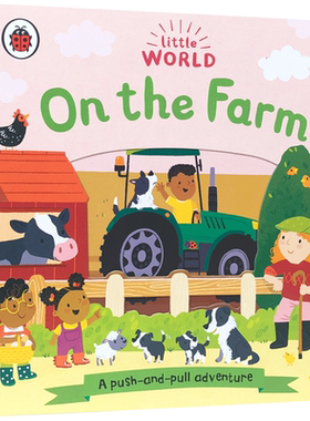 进口英文原版Little World: On the Farm小小世界:在农场城市月球At The Airport机场购物森林On The Train火车To The Moon火车