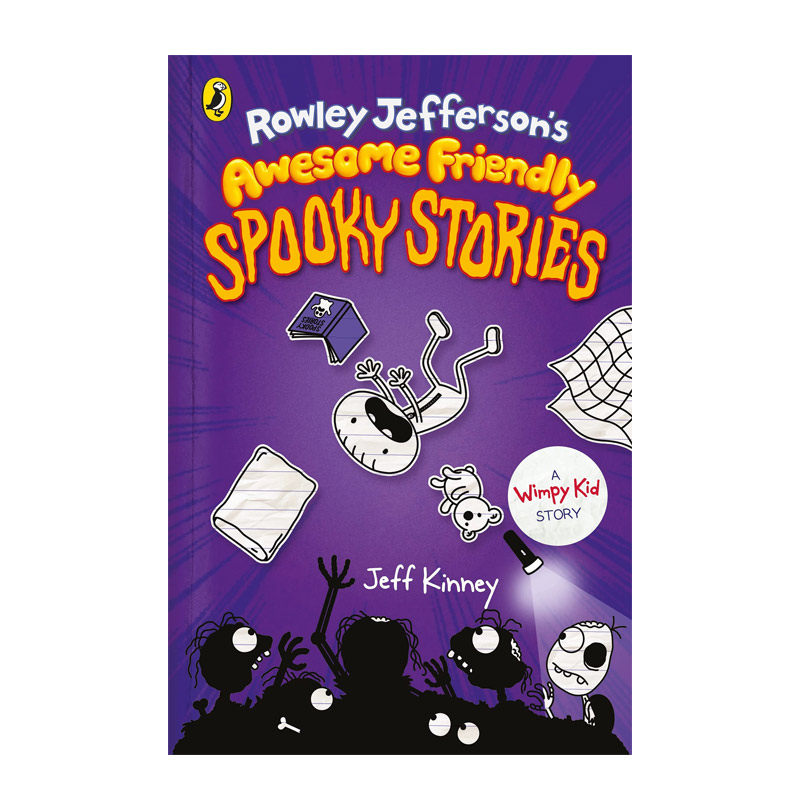 英文原版小屁孩外传小鬼头日记#3Rowley Jefferson's Awesome Friendly Spooky Stories友好的恐怖故事青少年幽默搞笑桥梁漫画