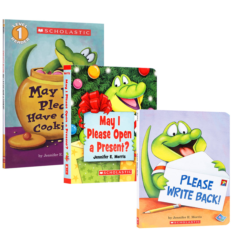 英文原版 鳄鱼宝宝系列3本may i please have a cookie/open a