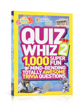 National Geographic Kids Quiz Whiz #2 国家地理儿童智力测验2 英文原版绘本 10-14岁中小学生扩展阅读 课外科普百科提升认知