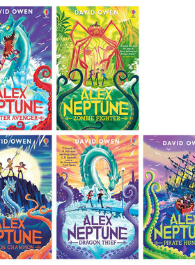 英文原版亚历克斯系列5本Alex Neptune #1: Dragon Thie/Pirate Hunter/Monster Avenger/Zombie Fighter/Dragon Champion桥梁章节