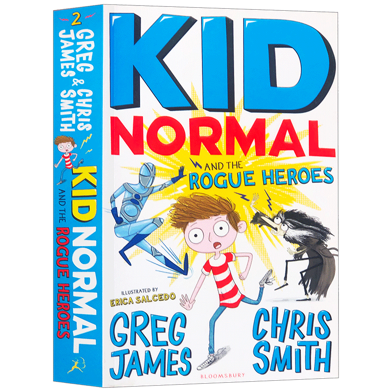 麻瓜小子2和痞子英雄Kid Normal and the Rogue Heroes英文原版进口儿童小说青少年冒险故事中小学生英语课外阅读黑白插图
