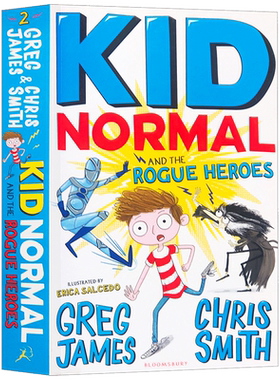 麻瓜小子2和痞子英雄Kid Normal and the Rogue Heroes英文原版进口儿童小说青少年冒险故事中小学生英语课外阅读黑白插图