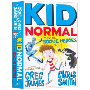 麻瓜小子2和痞子英雄Kid Normal and the Rogue Heroes英文原版进口儿童小说青少年冒险故事中小学生英语课外阅读黑白插图