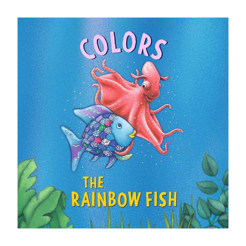 预售英文原版The Rainbow Fish: Colors彩虹鱼 颜色探索水下色彩的世界纸板绘本基础感念认知2-6岁