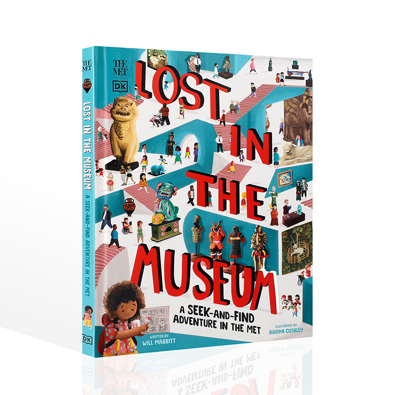 预售英文原版The Met Lost in the Museum在大都会博物馆中迷路DK出版儿童艺术启蒙科普百科图鉴书亲子互动游戏SETM课外精装大开本