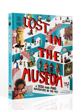 英文原版The Met Lost in the Museum在大都会博物馆中迷路DK出版儿童艺术启蒙科普百科图鉴书亲子互动游戏SETM课外精装大开本