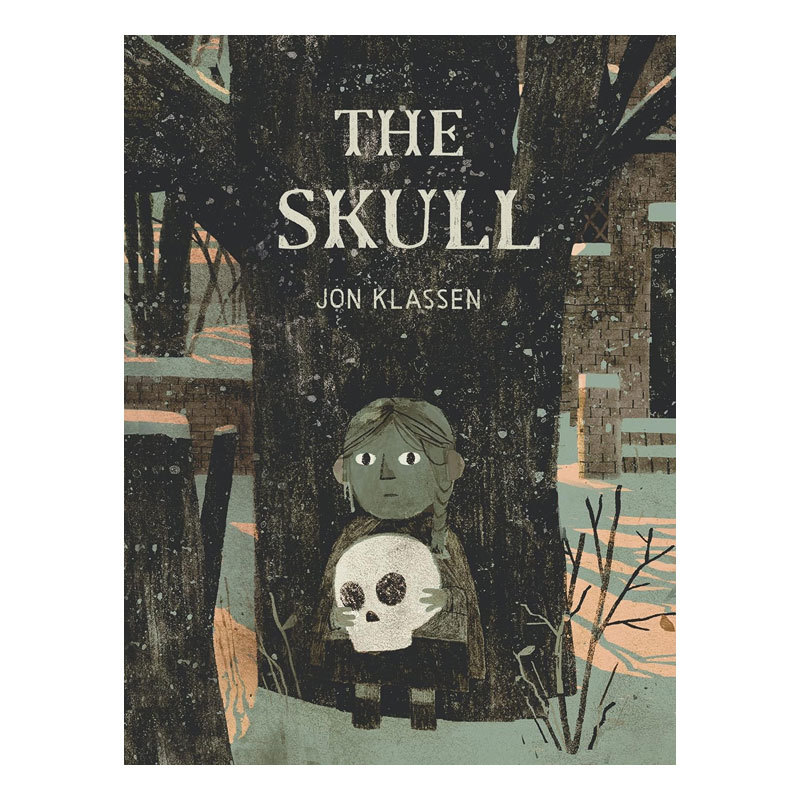 预售英文原版The Skull骷髅凯迪克奖得主 Jon Klassen民间传说 童话故事 友谊勇气精装绘本儿童图画书4-8岁