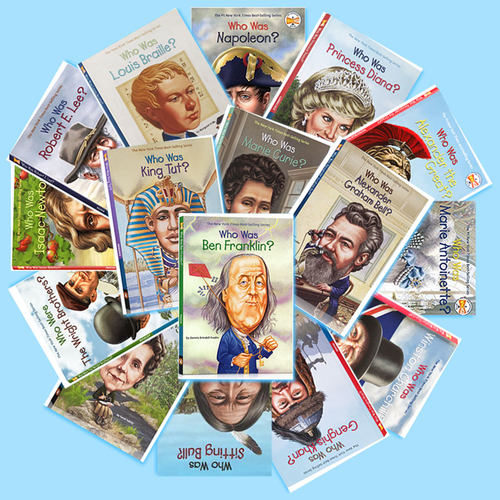 100元4本英文原版who was系列名人传记儿童人文历史事件百科科普英语桥梁书8-15岁whowas总统女王明星科学家宇航员